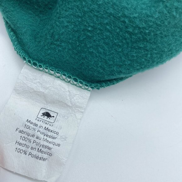 Turtlefur Green Beanie Hat Knit Stocking Cap Winter Polyester - Picture 8 of 9